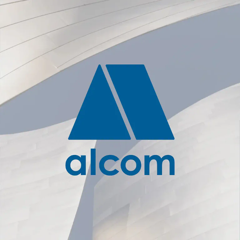 Alcom Group infographic explaining an aluminum manufacturing process