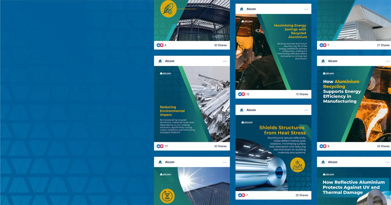 Alcom Group Social Media Social Media Management for Manufacturing