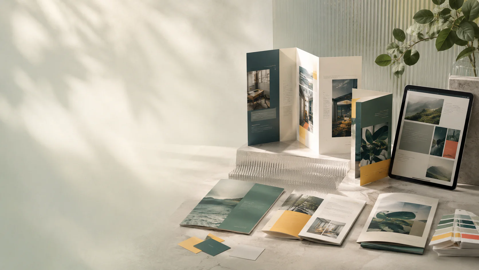 Walk Production brochure design