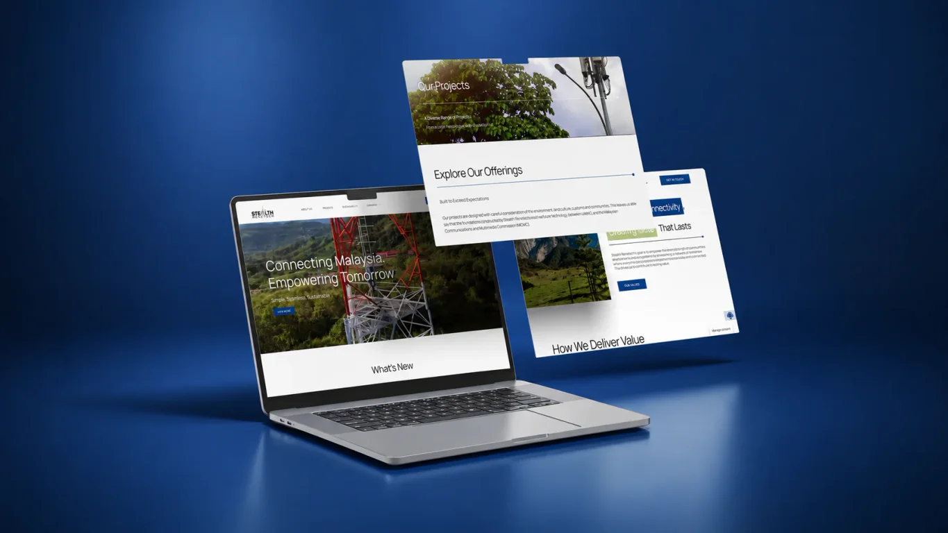 Stealth Solution New Website for Telecommunications